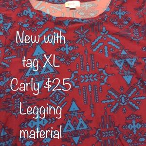 Lularoe XL Carly (no pocket) new with tags